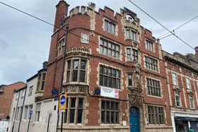 20 Church Street, a Tudor-Gothic style building, is available for sale on an offers invited basis with agents Knight Frank in Sheffield.