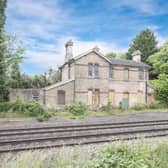 Beckingham Station House is now derelict