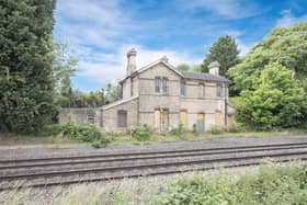 Beckingham Station House is now derelict
