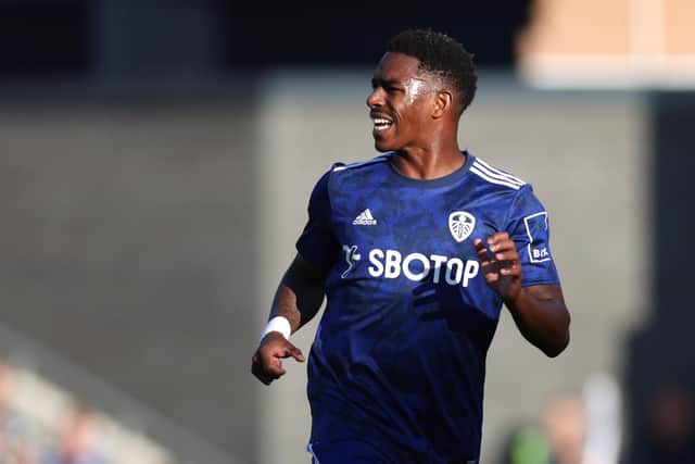 Junior Firpo of Leeds United is out for eight weeks. (Photo by George Wood/Getty Images)