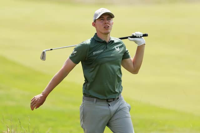 WINNER: Sheffield's Matt Fitzpatrick on his way to winning the US Open at Brookline last month. Picture: Patrick Smith/Getty Images