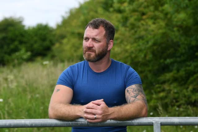Richie Barlow, who runs The Dog Walker, hopes the release of his book inspires others to speak out. Picture: Jonathan Gawthorpe