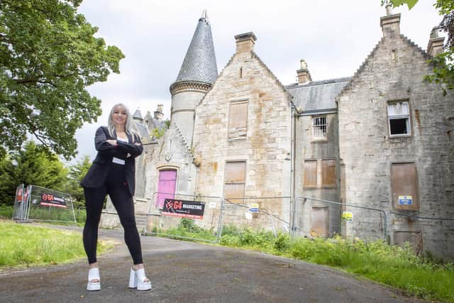 Nicole Rudder, 32, bought the castle in November last year on a whim