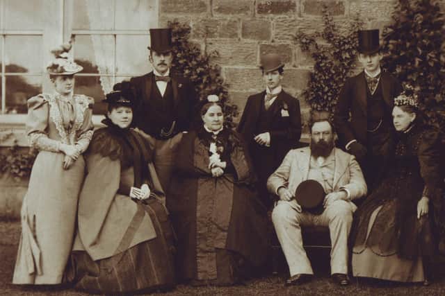 Samson Fox, pictured sitting second from the right, is the focus of the play. Photo: The Man Who Captured Sunlight
