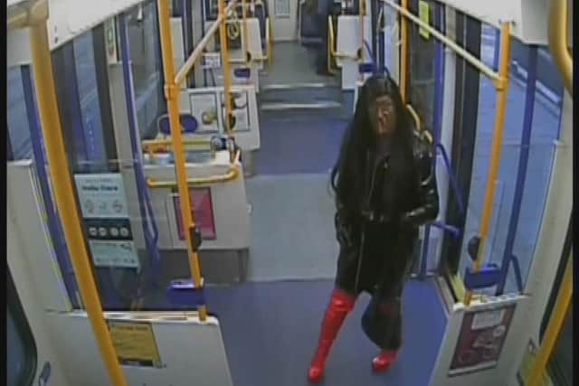 The flasher was caught on the bus' CCTV