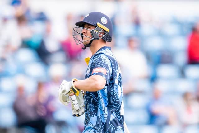 HEADING OUT: Yorkshire's Tom Kohler-Cadmore will leave Yorkshire CCC at the end of this season. Picture by Allan McKenzie/SWpix.com