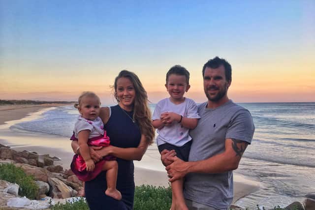 Dad-of-two Lee, who has done over 5,000 skydiving jumps, was on holiday with partner Katy when he had an accident while speed flying on July 2.