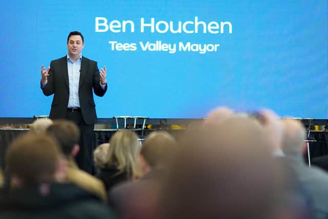 Tees Valley mayor Ben Houchen has announced he will be backing Rishi Sunak in the Tory leadership contest.