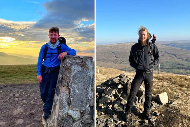 Dave Town and Chris Procter plan to set off on their fundraising trek on July 25.