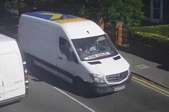 The van police want to trace
