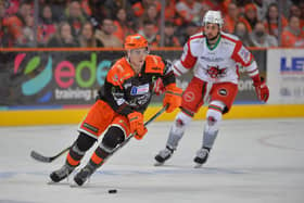 Brandon Whistle - pictured in action for Sheffield Steelers last season. Picture: Dean Woolley