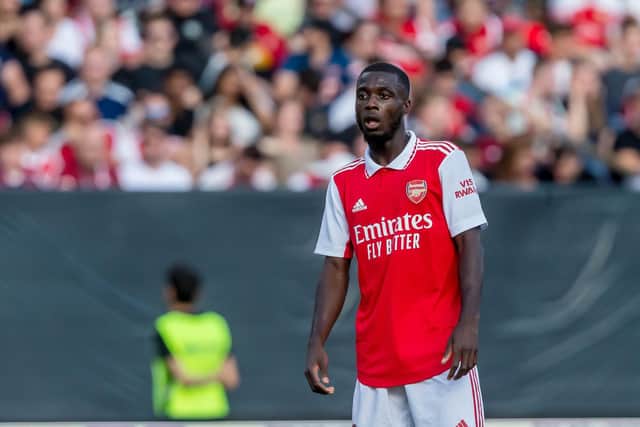 NICOLAS PEPE: Has been linked with Leeds United as a replacement for Raphinha. Picture: Getty Images.