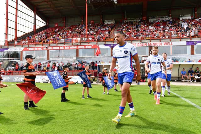 Wakefield Trinity walk out at Craven Park. (Picture: SWPix.com)