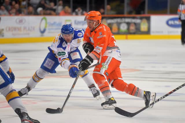 Brendan Connolly is determined to be fit for opening night with Sheffield Steelers after missing the majority of the 2021-22 Elite League season through injury. 

Picture: Dean Woolley