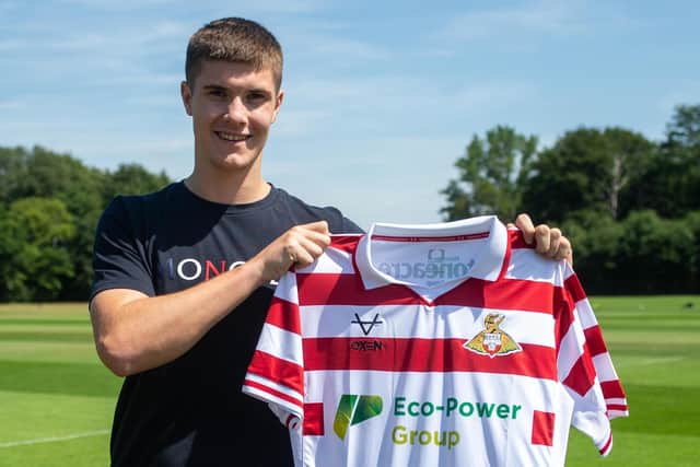 Latest Doncaster Rovers signing Adam Long.  Picture courtesy of Heather King/DRFC.