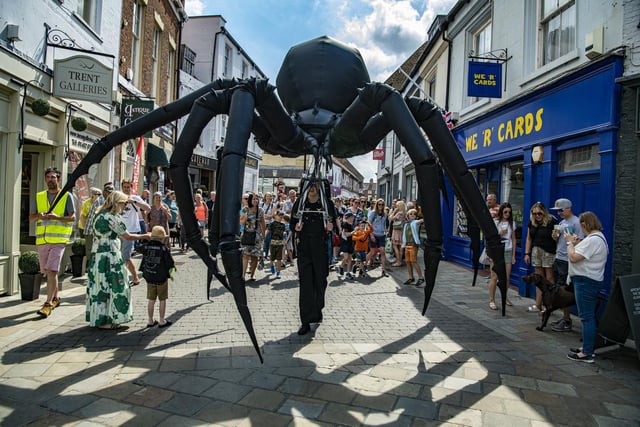 And a giant spider - perhaps not one for arachnophobes!