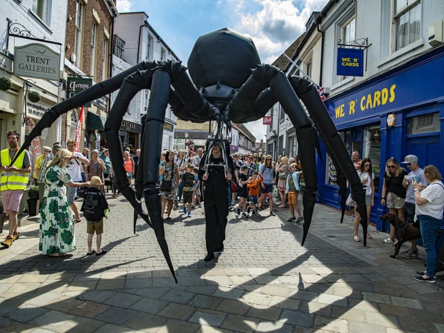 And a giant spider - perhaps not one for arachnophobes!