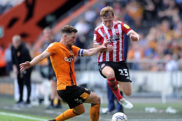 Richie Smallwood in action for Hull against Sheffield United last season (Picture: Simon Hulme)