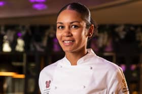 Samira Effa is head chef at Bar & Restaurant EightyEight at Grantley Hall hotel in North Yorkshire. Picture: Tom Sykes/Grantley Hall