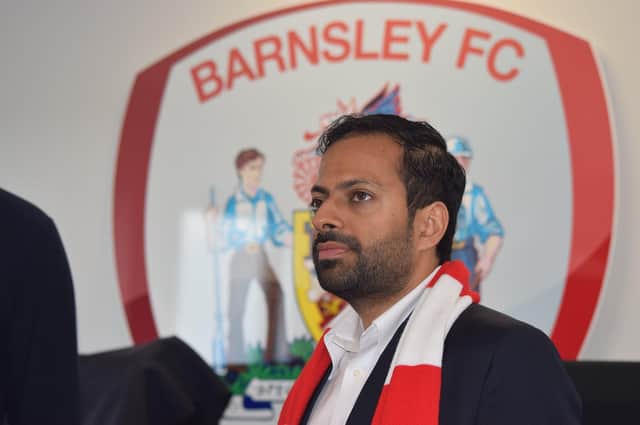 Barnsley chairman Neerav Parekh. Picture: Barnsley FC