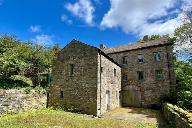 The converted mill is a heritage building protected by a Grade II listing but comes with potential for extra space