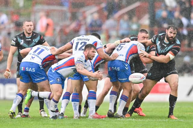 Wakefield Trinity were denied late on by St Helens. (Picture: SWPix.com)