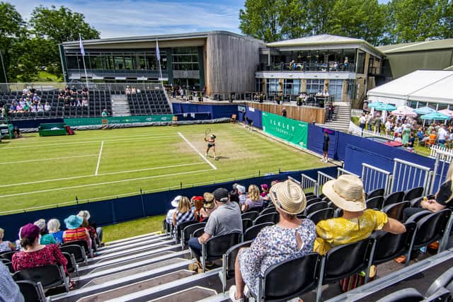 Host venue: LTA British Tour tournament is taking place at  at Ilkley Lawn Tennis and Squash Club this week. Picture Tony Johnson
