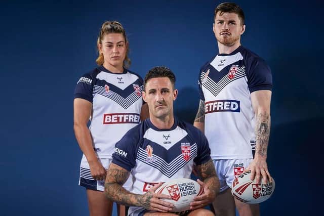England's World Cup kit. (Picture: England Rugby League)