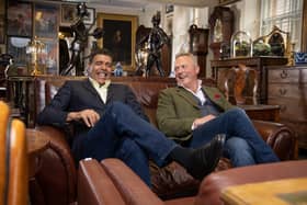 Revived format: Chris Kamara and Jules Hudson are presenting a new series of Cash in the Attic. Pictures: PA Photo/Channel 5/Studio Leo/Olly Courtney