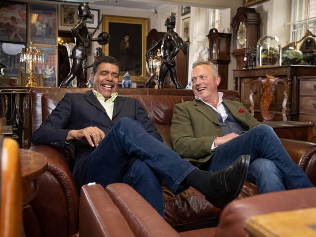 Revived format: Chris Kamara and Jules Hudson are presenting a new series of Cash in the Attic. Pictures: PA Photo/Channel 5/Studio Leo/Olly Courtney