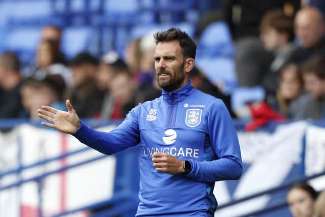 Danny Schofield has big shoes to fill as the head coach of Huddersfield Town following the exit of Carlos Corberan Picture: William Early/Getty Images