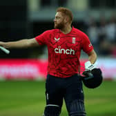 Leading the way: Jonny Bairstow made 90 in the opening Twenty20 International with South Africa last night. (Picture: Simon Marper/PA)