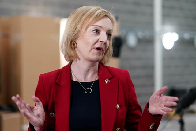 Liz Truss spoke about the future of Channel 4 during a visit to Leeds today