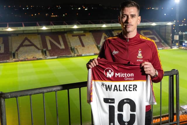 New start: jjust a day after the end of the season, Jamie Walker became the first of 13 new signings by City for the forthcoming 2022/23 League Two campaign they hope will end in promotion. (Picture: BCAFC)