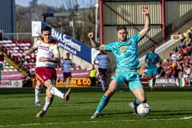 Bradford City's Jamie Walker playing for the club on loan in March. (Picture: Tony Johnson)