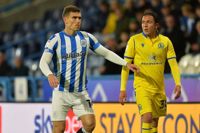 All set: After a stop-start first season, Josh Ruffels is hoping to nail down a starting spot for Huddersfield Town. Picture: Bruce Rollinson