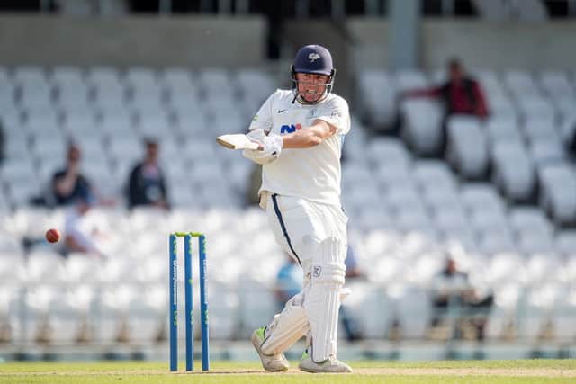 Yorkshire's Gary Ballance hits out on his way to a half century against Sussex last summer (Picture: Allan McKenzie/SWPix.com)