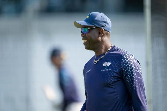 Present day - Ottis Gibson as Yorkshire's coach (Picture: SWpix.com)