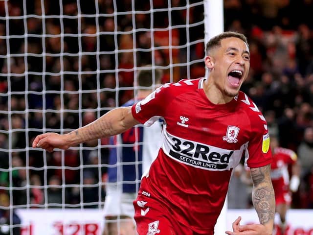 Middlesbrough's Marcus Tavernier is set to move to Premier League Bournemouth Picture: Richard Sellers/PA