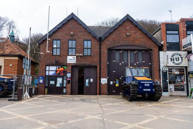 The lifeboat station on Coble Landing in Filey