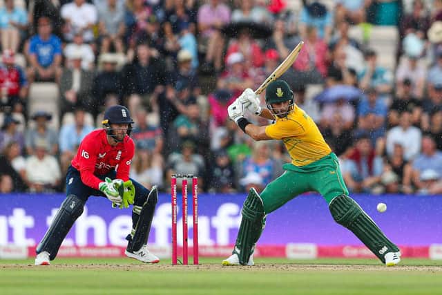 SERIES DEFEAT: England suffered a crushing 90-run defeat to South Africa in their T20 decider at the Ageas Bowl to bring a difficult white-ball summer to an end with another low. Picture: PA Wire.