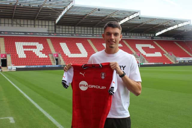 Rotherham United defender Jake Hull, who has signed a new three-year deal with the club. Picture courtesy of RUFC.