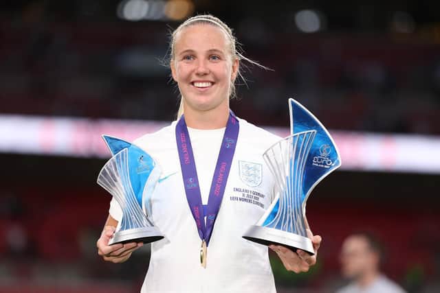 BETH MEAD: Won the golden boot at Euro 2022. Picture: Getty Images.