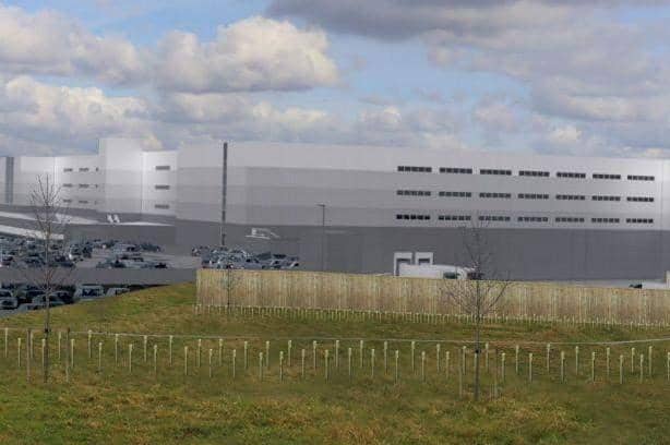 An artist's impression of the new warehouse