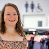 Cara Hoofe, who had bowel cancer, has worked to get symptoms listed on toilet roll packaging. Photo: Oliver Dixon/M&S