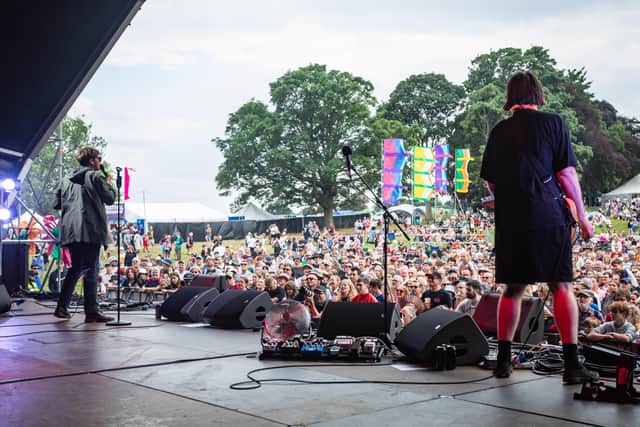 Yard Act at Deer Shed festival. Picture: Andrew Benge