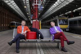 Transport Secretary Grant Shapps (left) and journalist Michael Portillo have been urging towns and cities to make the case for why they should host the new headquarters of Great British Railways.