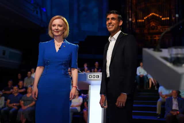 Truss and Sunak. Pic: Getty.