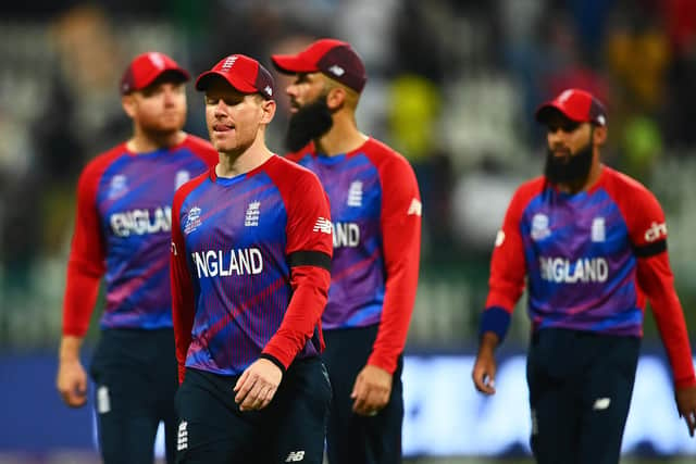 Eoin Morgan, pictured when in charge of England's T20 team. Picture: Alex Davidson/Getty Images