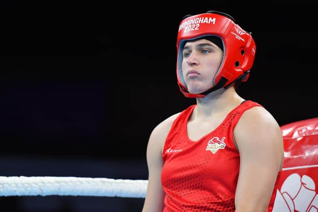 JODIE WILKINSON: Was beaten on a points decision by Northern Ireland's Eireann Nugent in the light-middleweight division on Wednesday night. Picture: Getty Images.